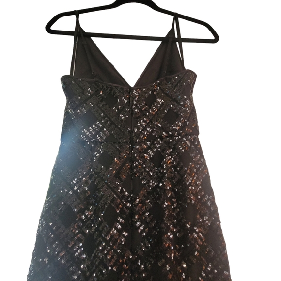 Eliza J Black sequins Gown Size 0 NWOT - Picture 7 of 10